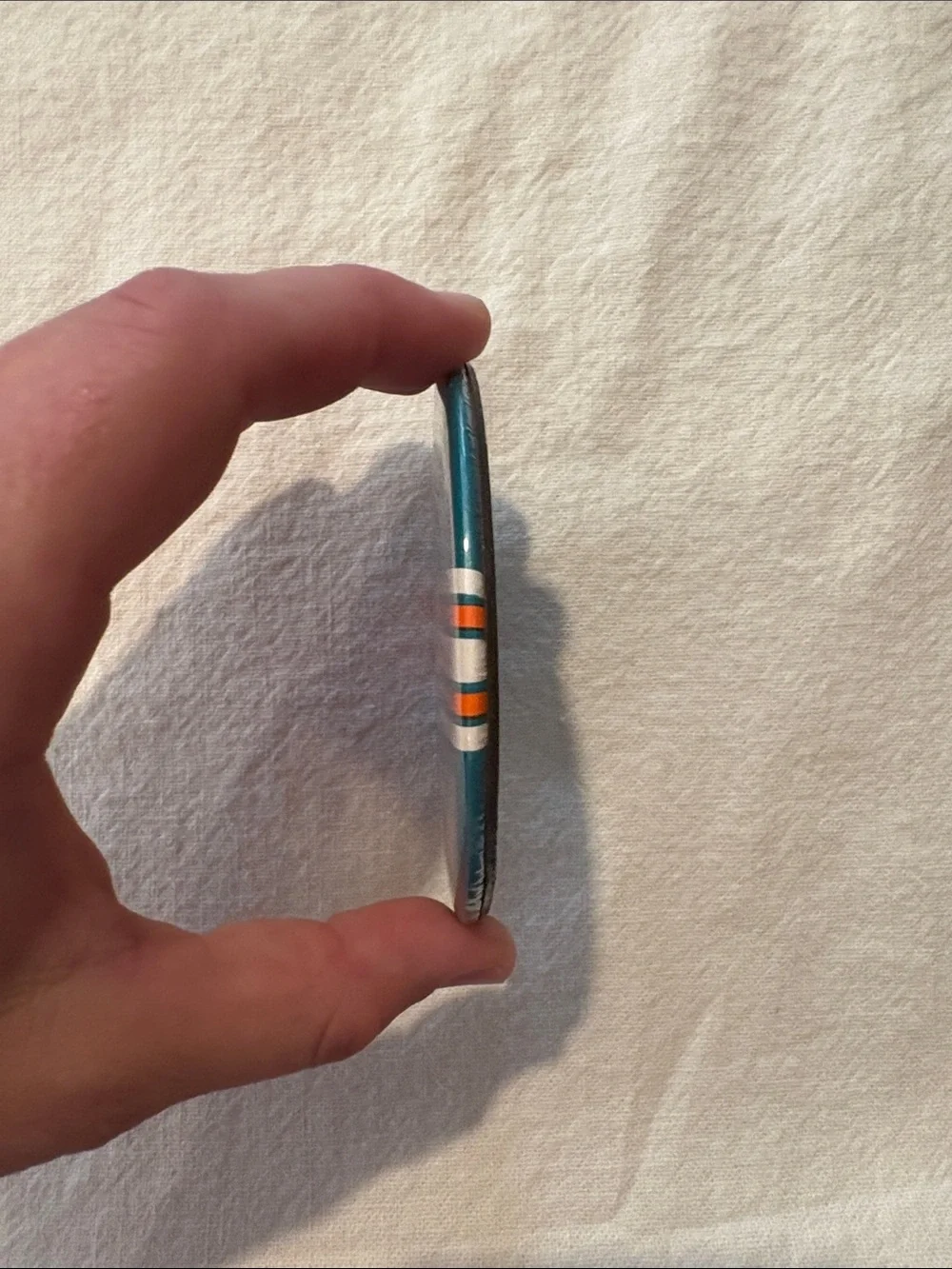 Vintage teal orange